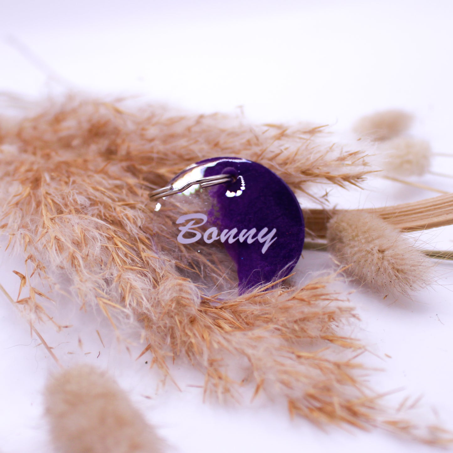 Epoxid Hundemarke (Lila)